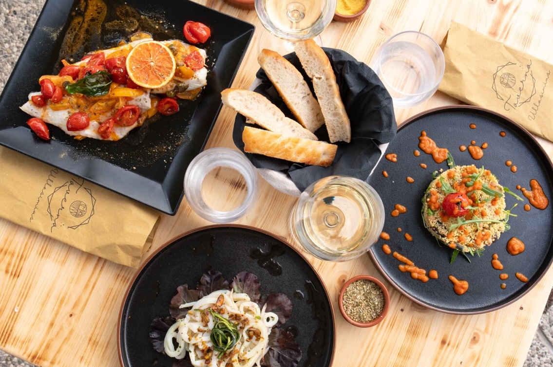 La Taverna gourmet food spread